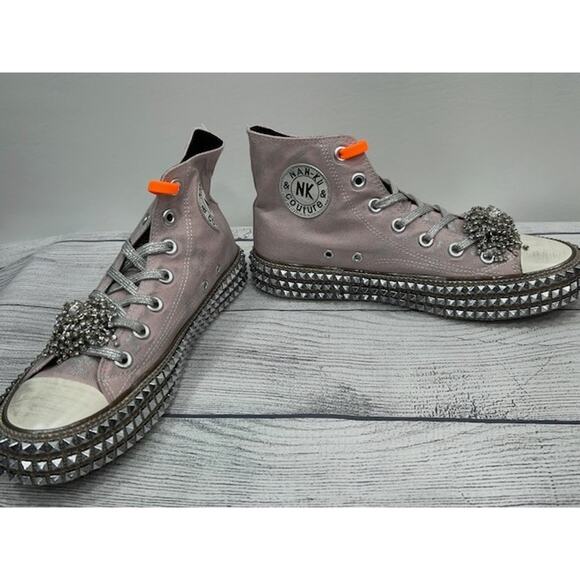 Nan - Ku | Shoes | Nanku Cruise Studded Hi Top Sneakers  Nan-Ku X Free People Womens‎ Cruise Studded Hi Top Sneakers Mellow Mauve Size 38